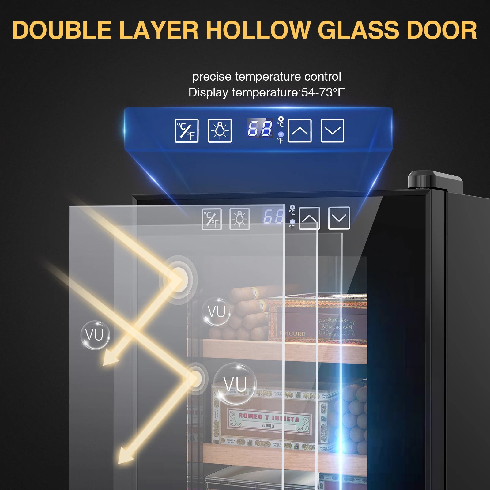 Electric Cigar Humidors Cooler Cabinet