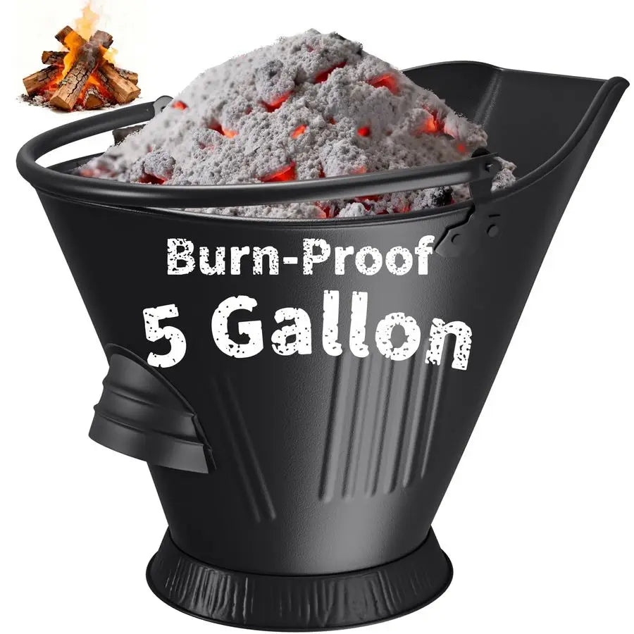 5 Gallon Ash Bucket for Fireplace