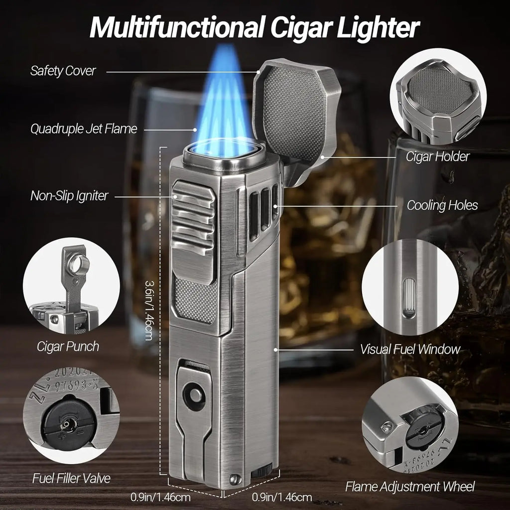 Travel Humidor and Cigar Set