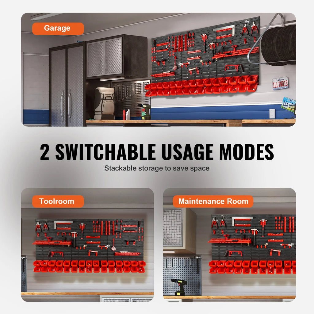 30Bin Wall Mounted Storage Bins