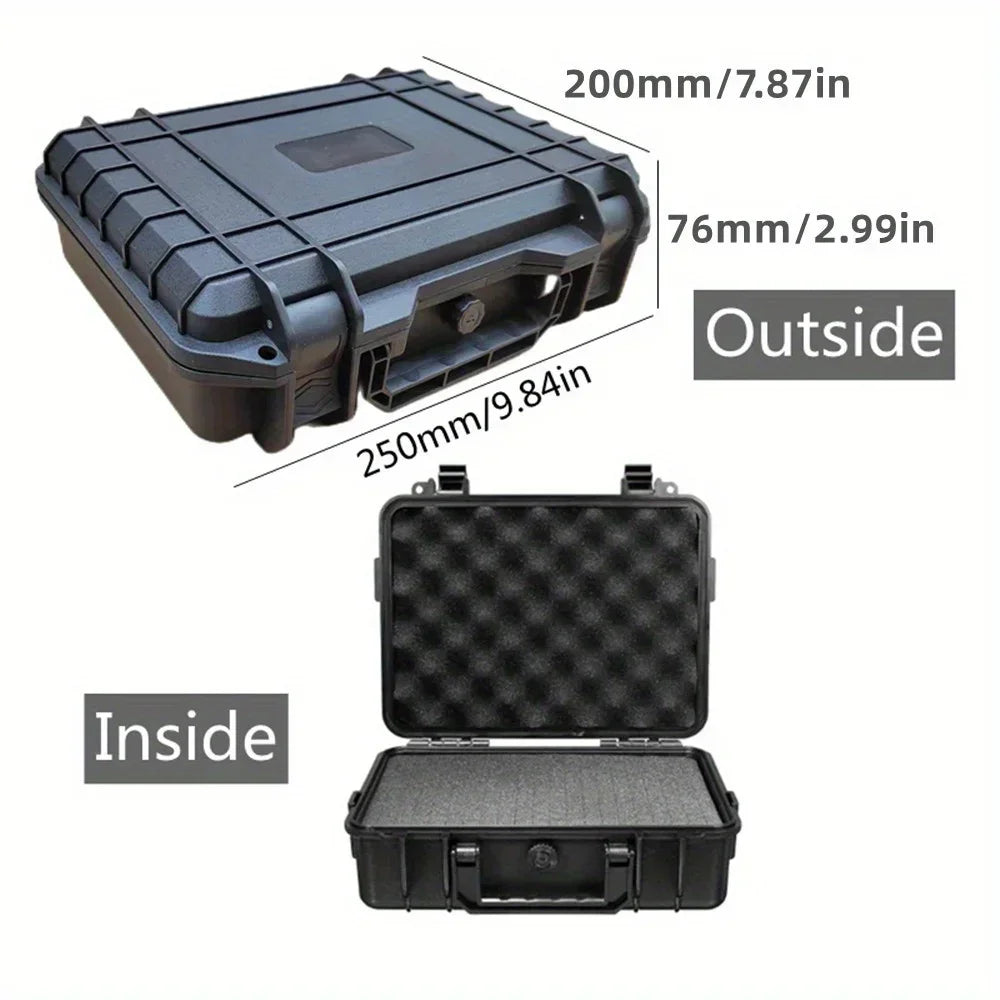 Waterproof Hard Carry Case Bag Toolbox With Pre-cut Sponge