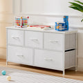 Living Room Display Cabinet 5 Fabric Drawers