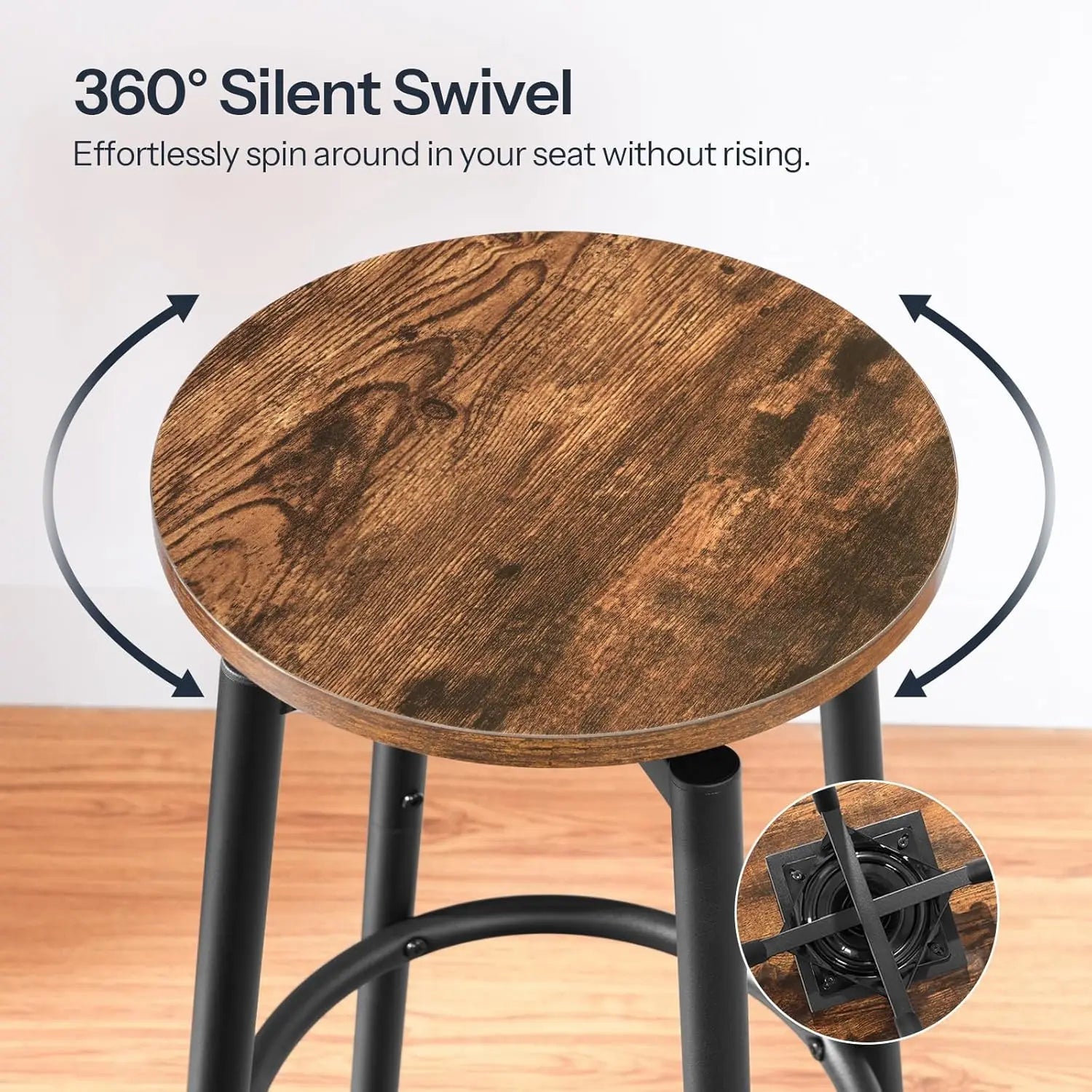 Swivel Bar Stools Set of 2