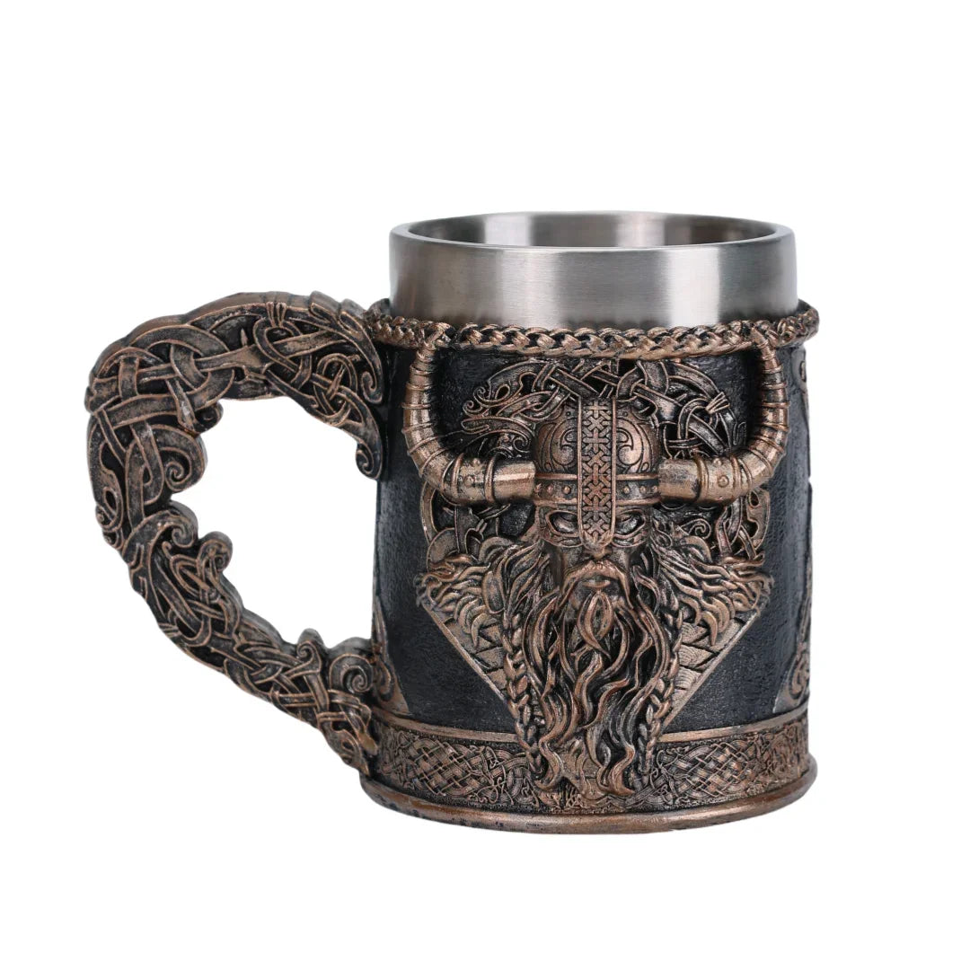 Valhalla Viking Stainless Steel Beer Tankard