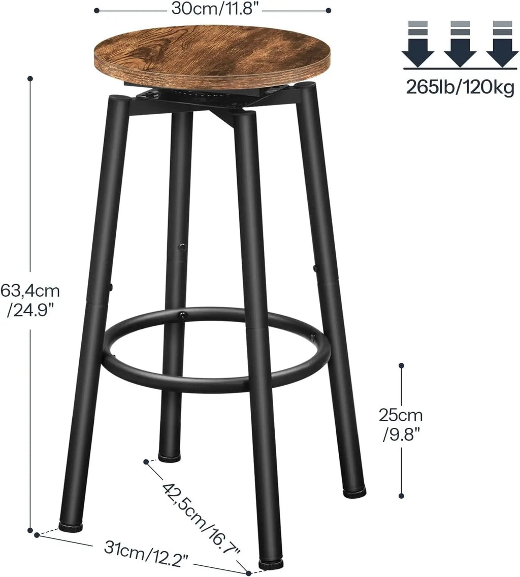 Swivel Bar Stools Set of 2