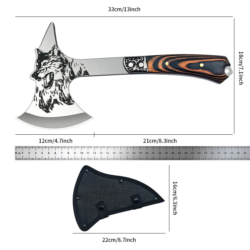 High Hardness Stainless Steel Survival Axe