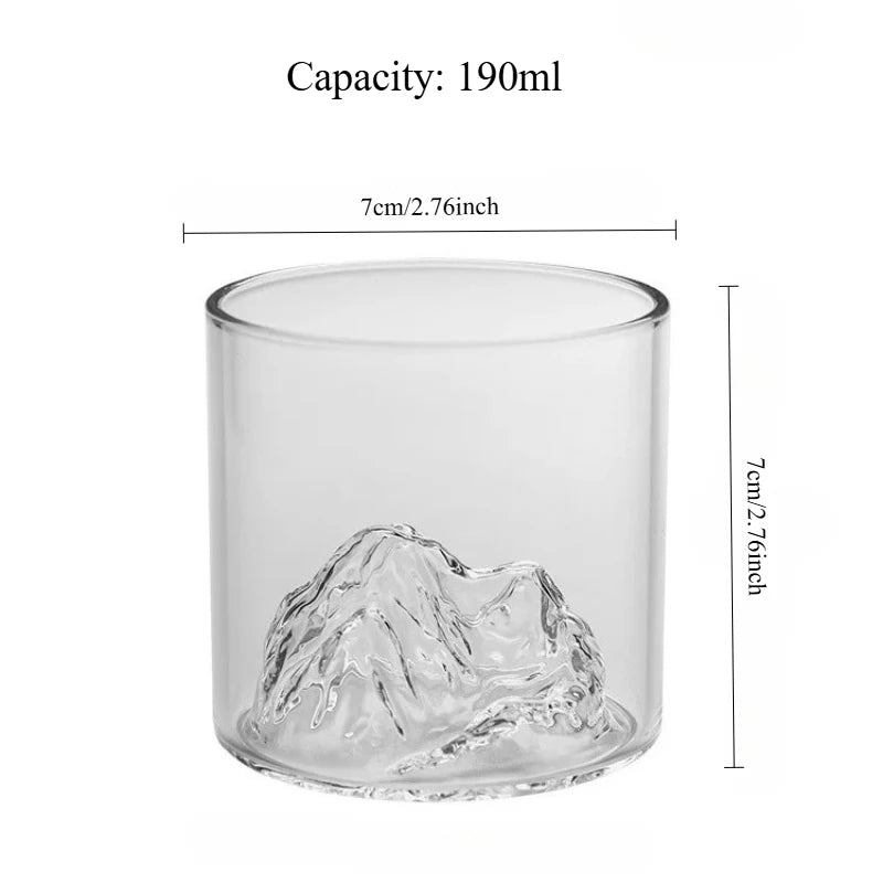 Japan 3D Mountain Whiskey Glass
