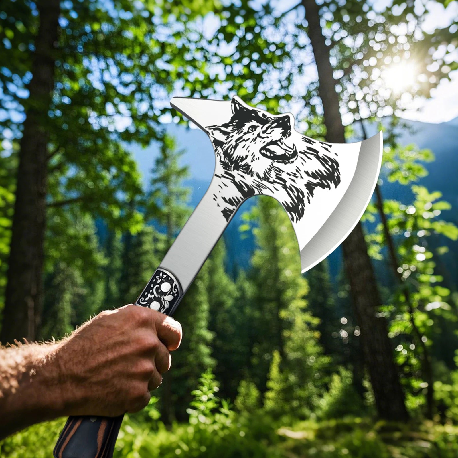 High Hardness Stainless Steel Survival Axe