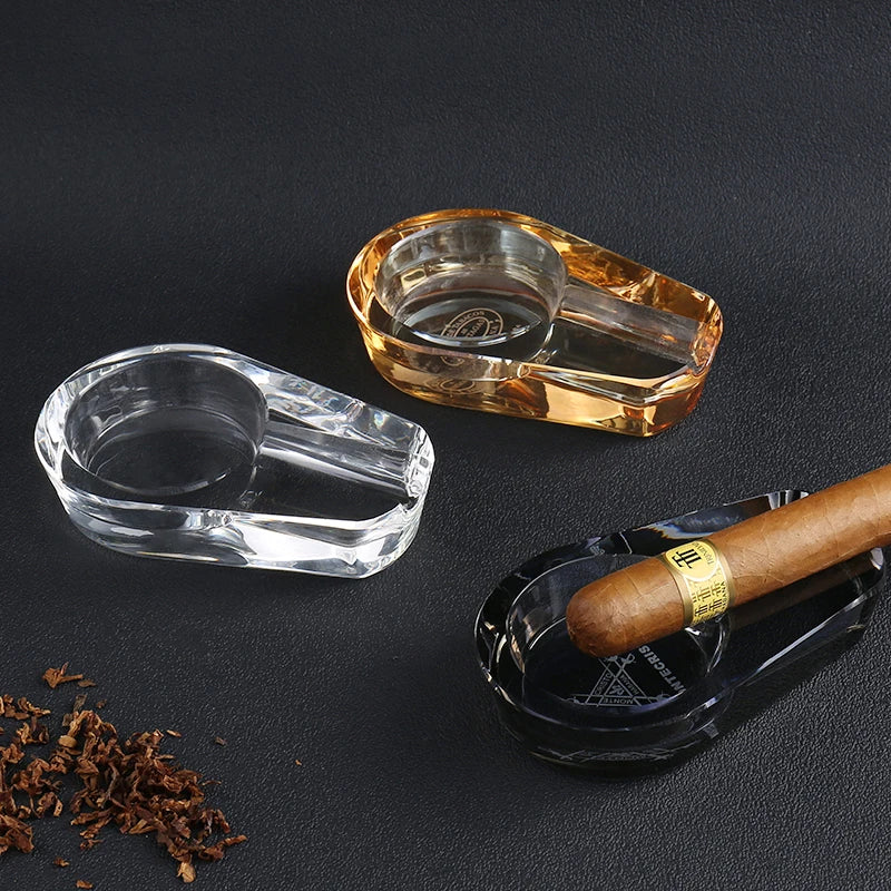Cigar Ashtray Crystal Glass
