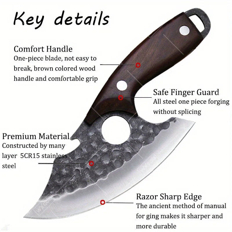 1 PC Kitchen Chef Knife Stainless Steel