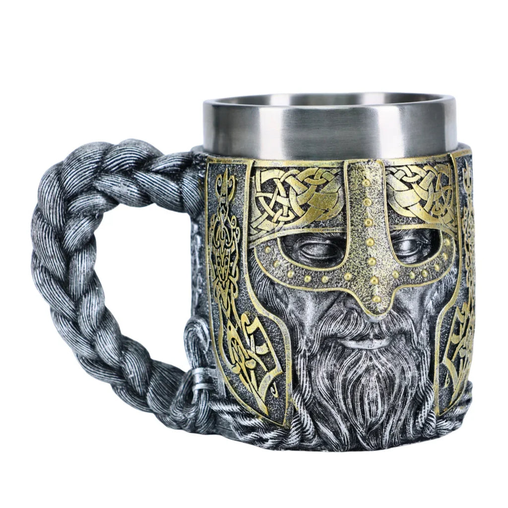 Valhalla Viking Stainless Steel Beer Tankard
