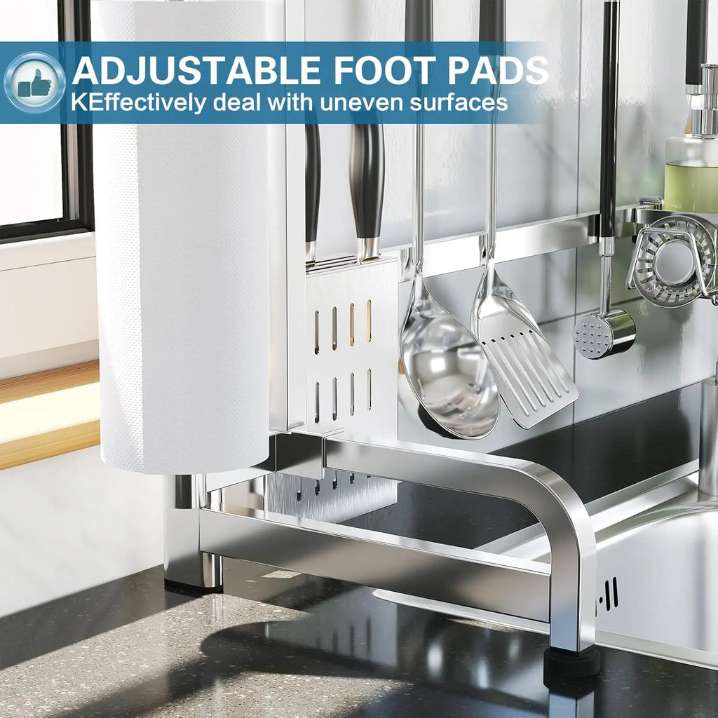 3-Tier  Stainless Over-Sink Dish Drying Rack