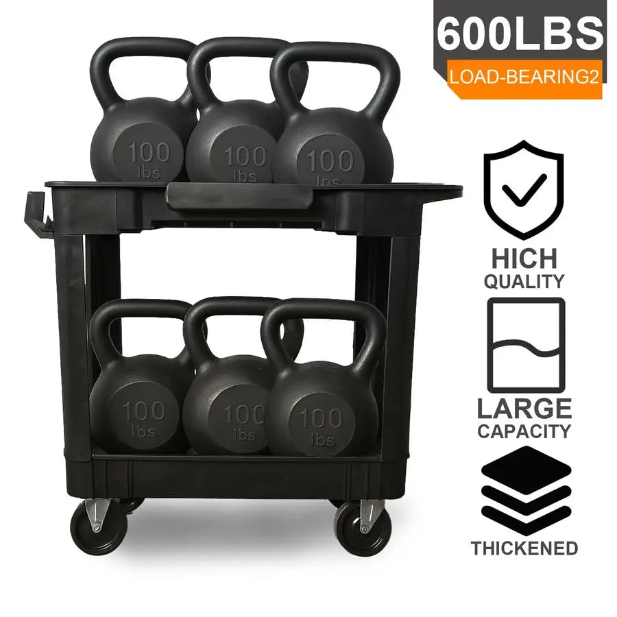 Work Carts with Wheels, 500 LBS Capacity