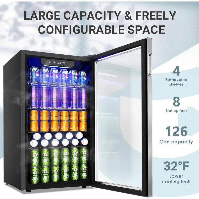 Beverage Refrigerator and Cooler,