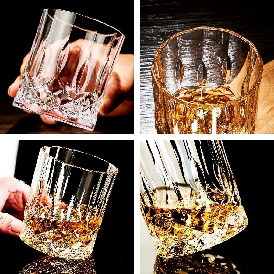 Whiskey Glasses Set of 4 Rock Glasses 11 oz