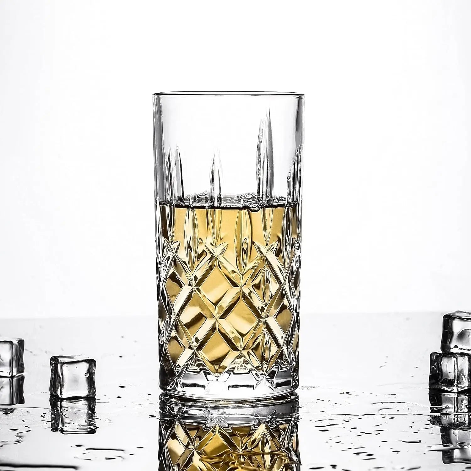 Set of 6 Tall 14oz Highball Glassware