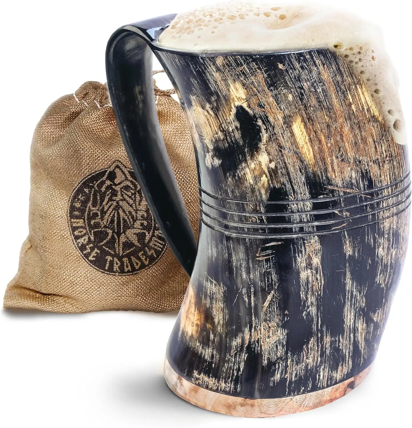 XL Viking Drinking Horn Mug