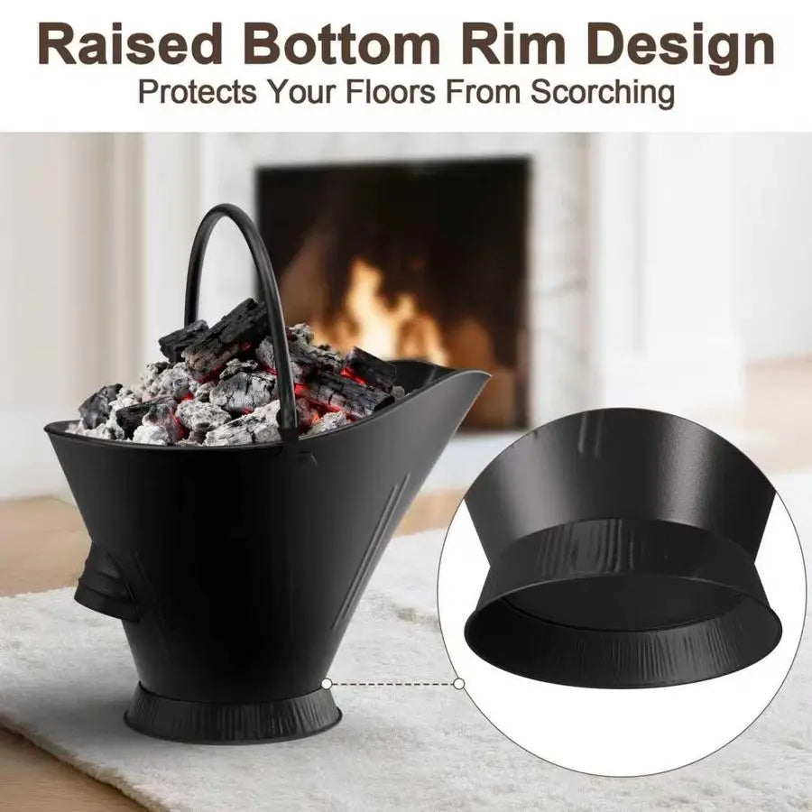 5 Gallon Ash Bucket for Fireplace