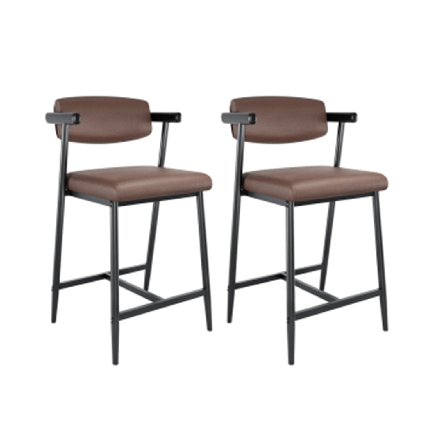 2Pcs Counter Height Bar Stools