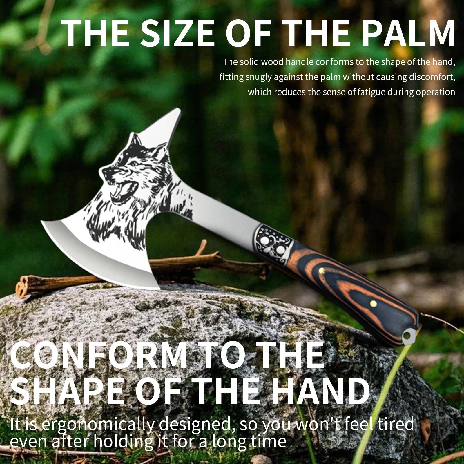 High Hardness Stainless Steel Survival Axe