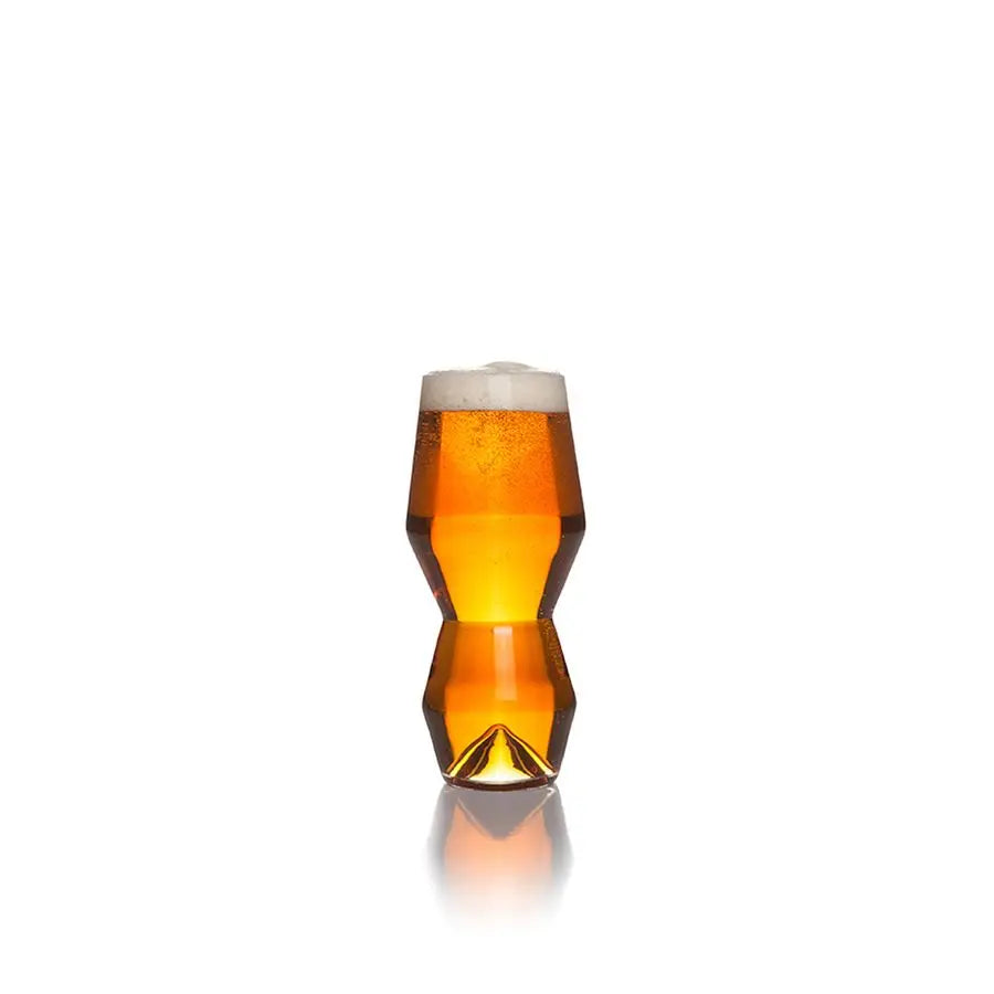 Monti 13 oz IPA Beer Glasses Set of 2 Handmade Drinking Glasses,