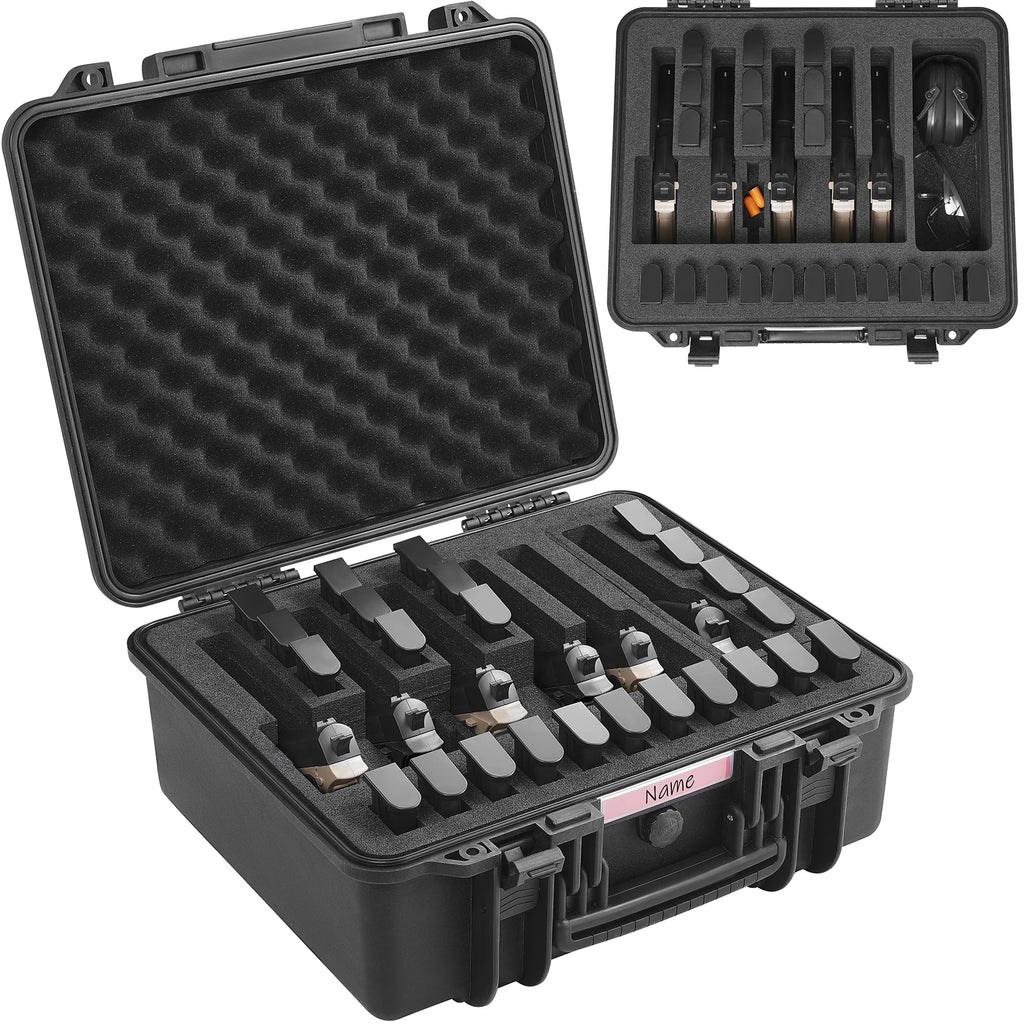 Hard Pistol Cases w/ Pre-cut PU Foam Lining