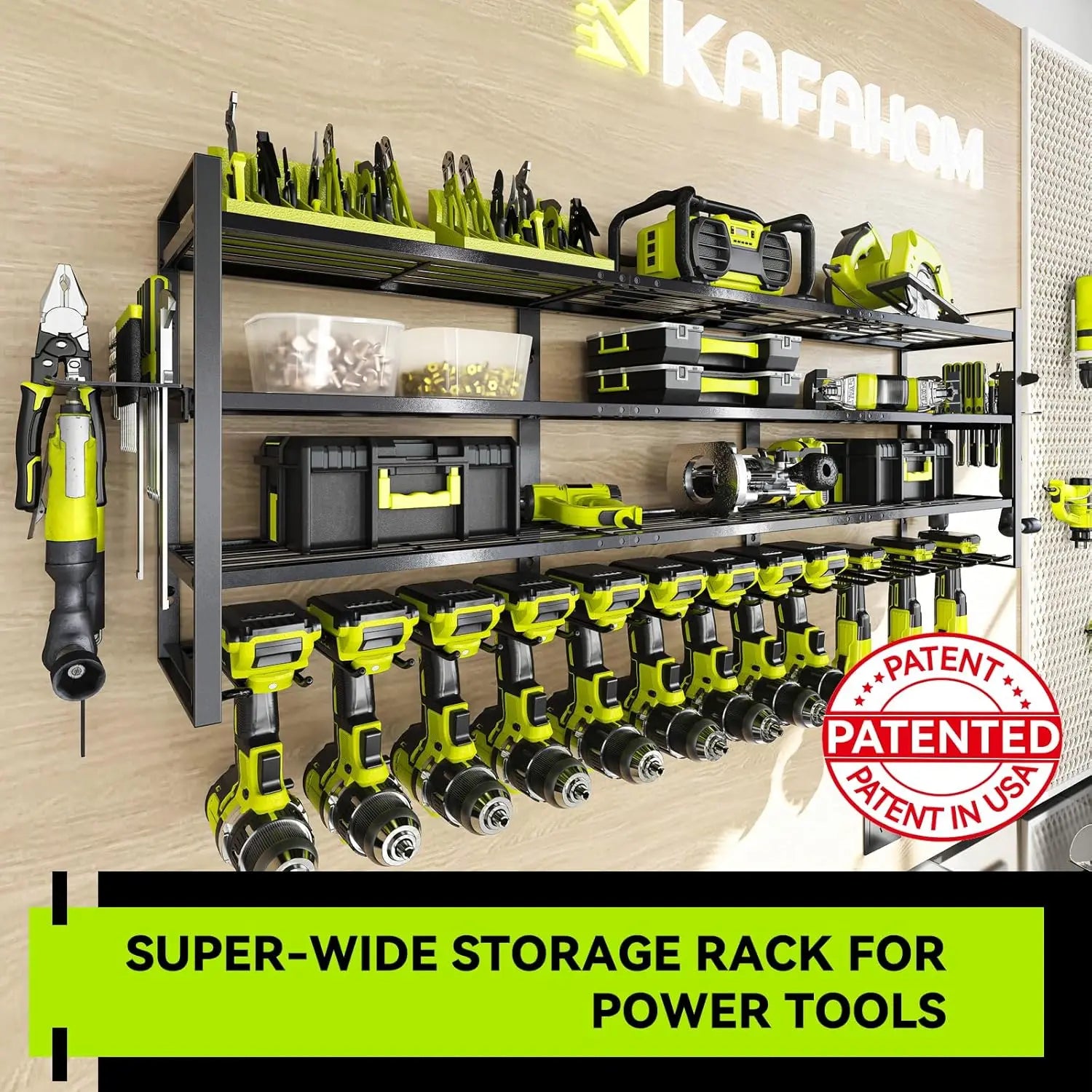 Large Wall Mount Tool Organizer