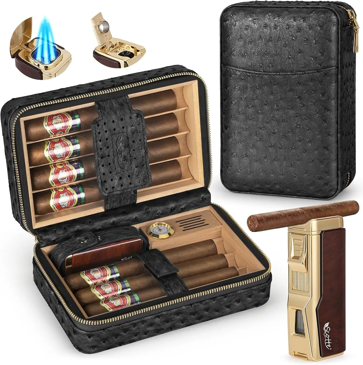 Portable Travel Cigar Humidor