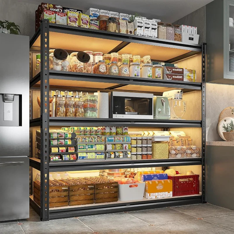 REIBII 2500LBS Garage Shelving 72''