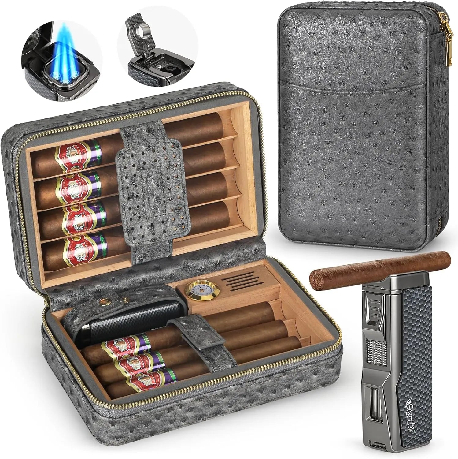 Portable Travel Cigar Humidor