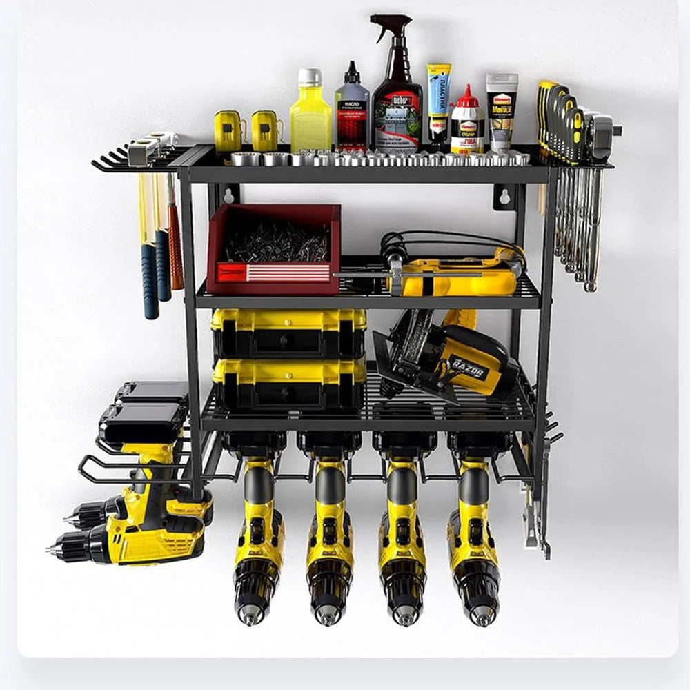 Power Tool Organizer 4 Layer Wall Mounted