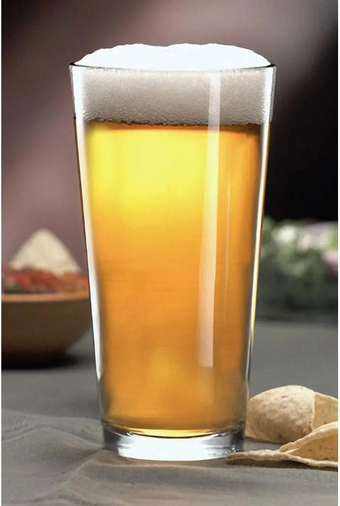 16oz Pint Glass with Durable Rim