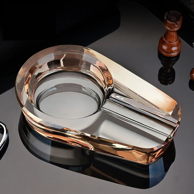 Cigar Ashtray Crystal Glass