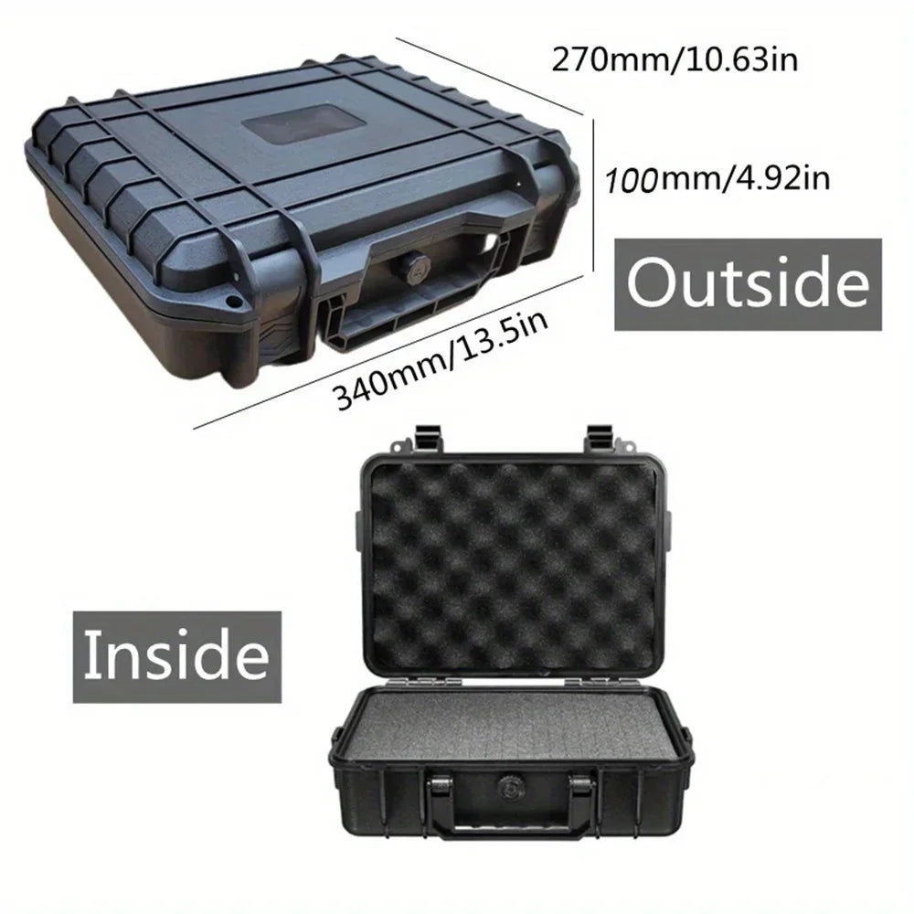 Waterproof Hard Carry Case Bag Toolbox With Pre-cut Sponge