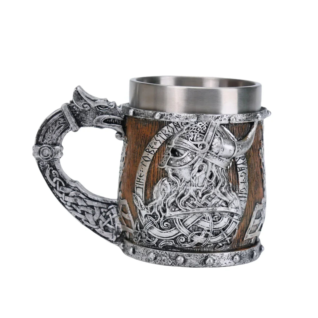 Valhalla Viking Stainless Steel Beer Tankard