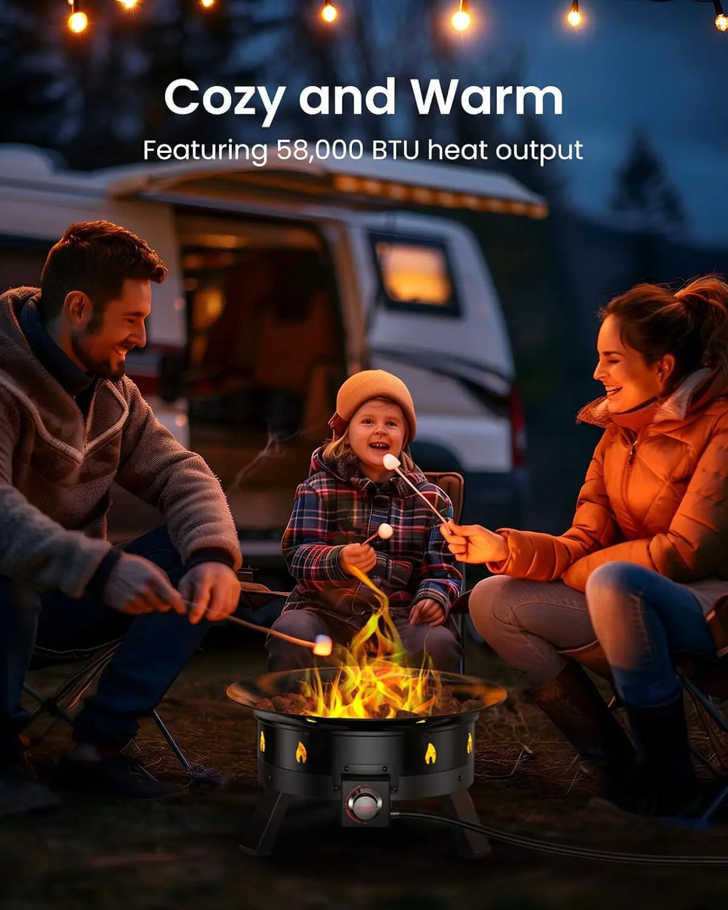 19 Inch Propane Fire Pit