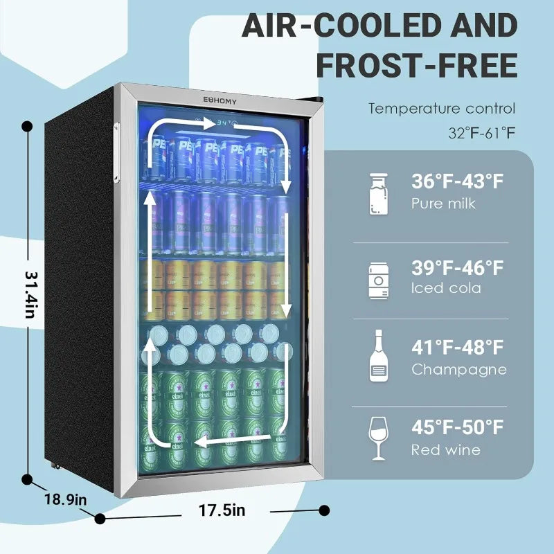 Beverage Refrigerator and Cooler,