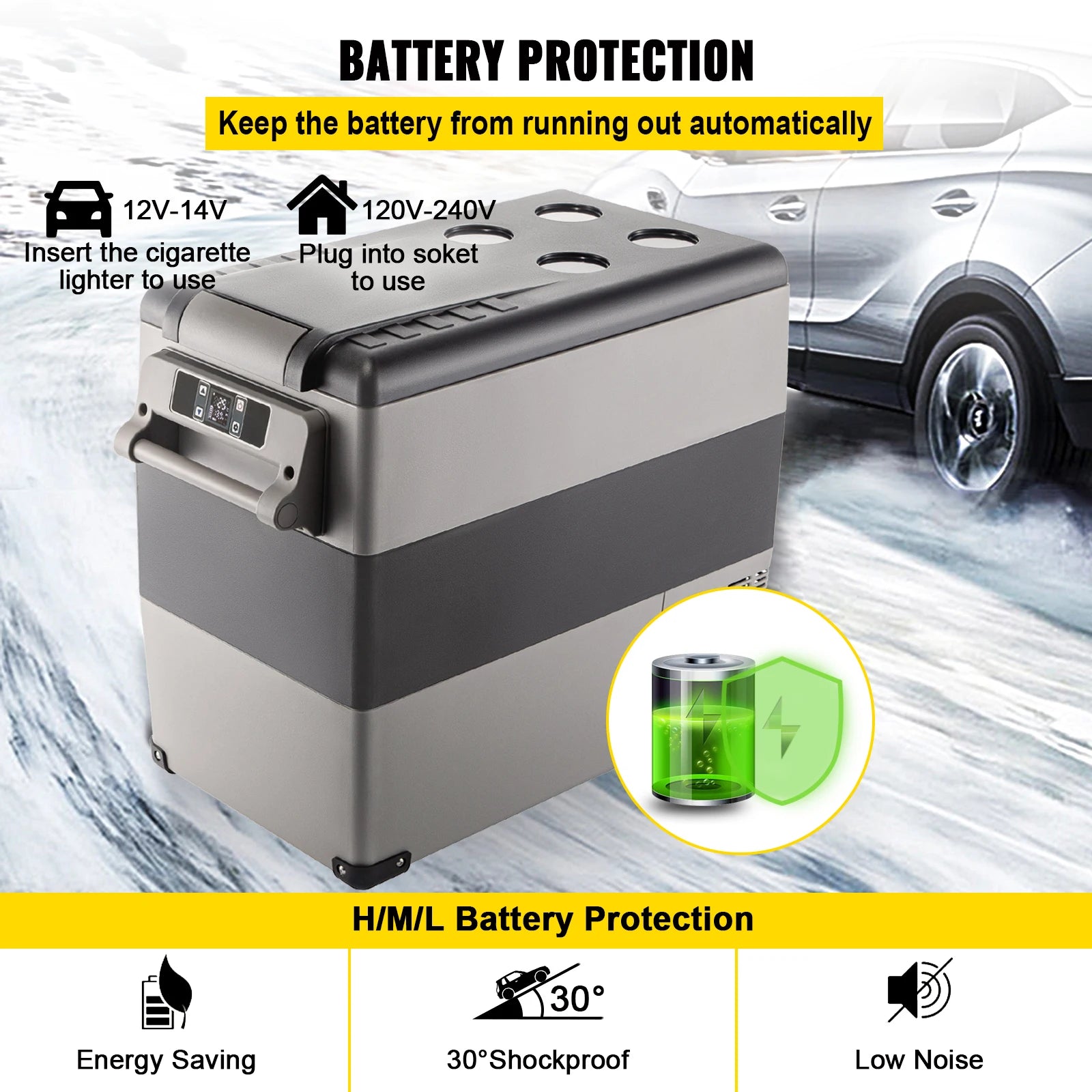 Car Refrigerator Mini Fridge Freezer