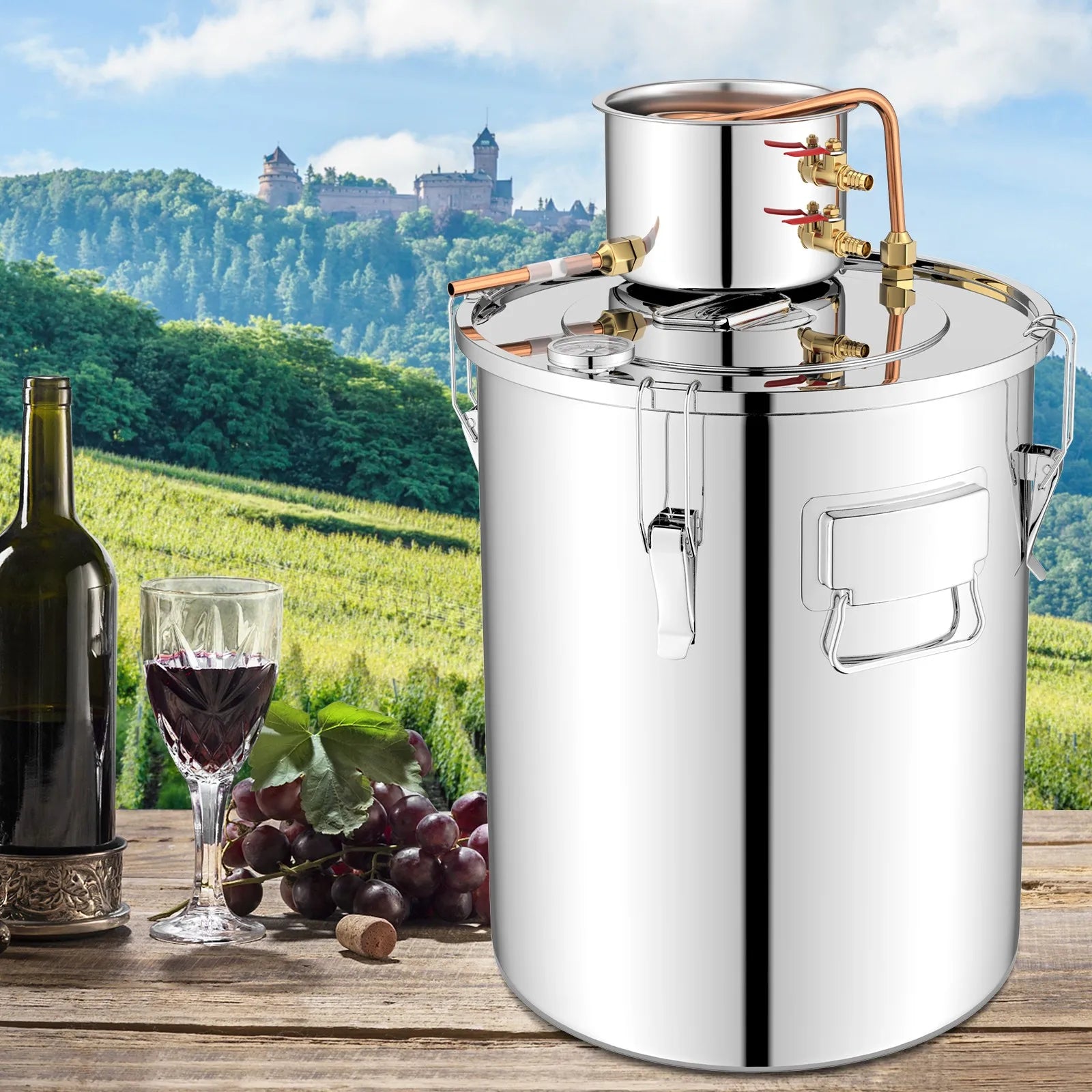 10 Gal Stainless Moonshine Still