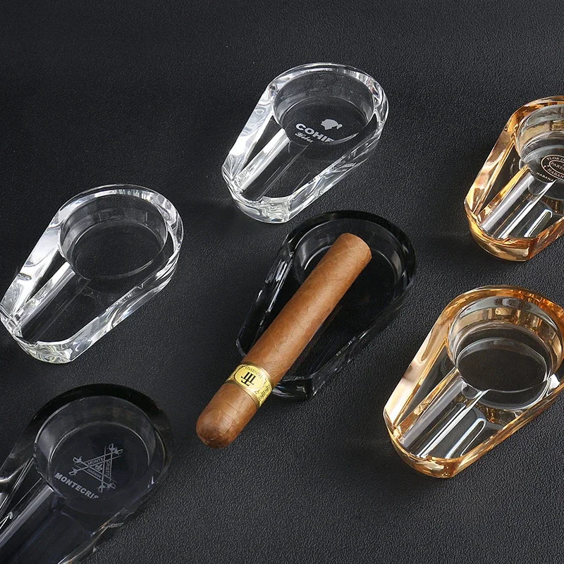 Cigar Ashtray Crystal Glass