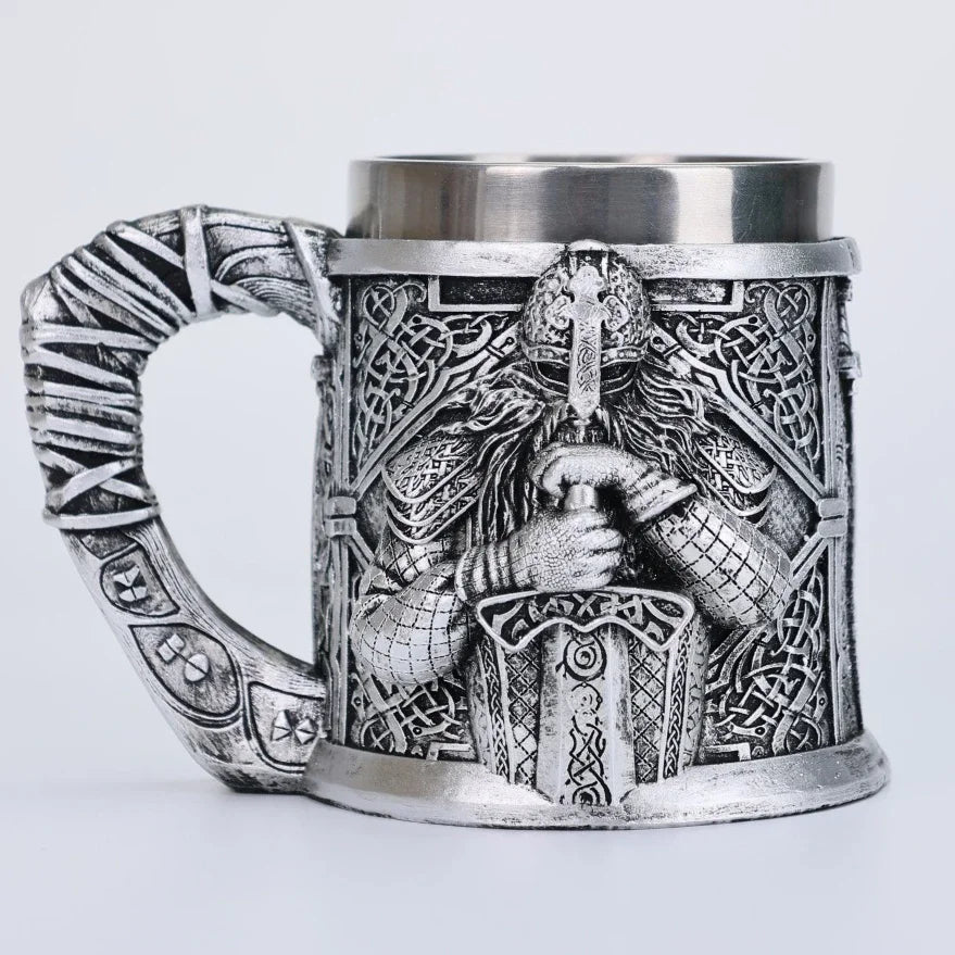 Valhalla Viking Stainless Steel Beer Tankard