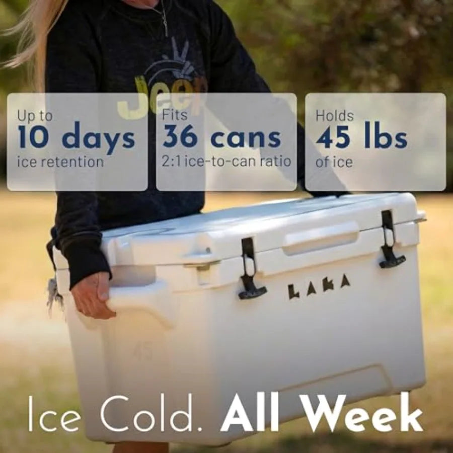 45 Quart Rotomolded Hard Cooler