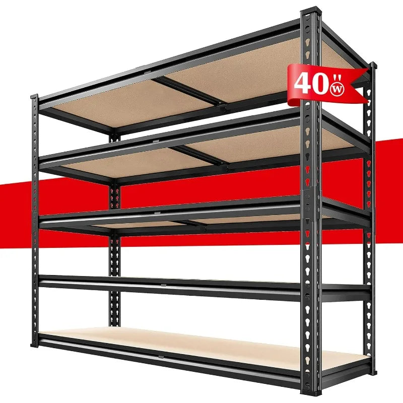 REIBII 2500LBS Garage Shelving 72''