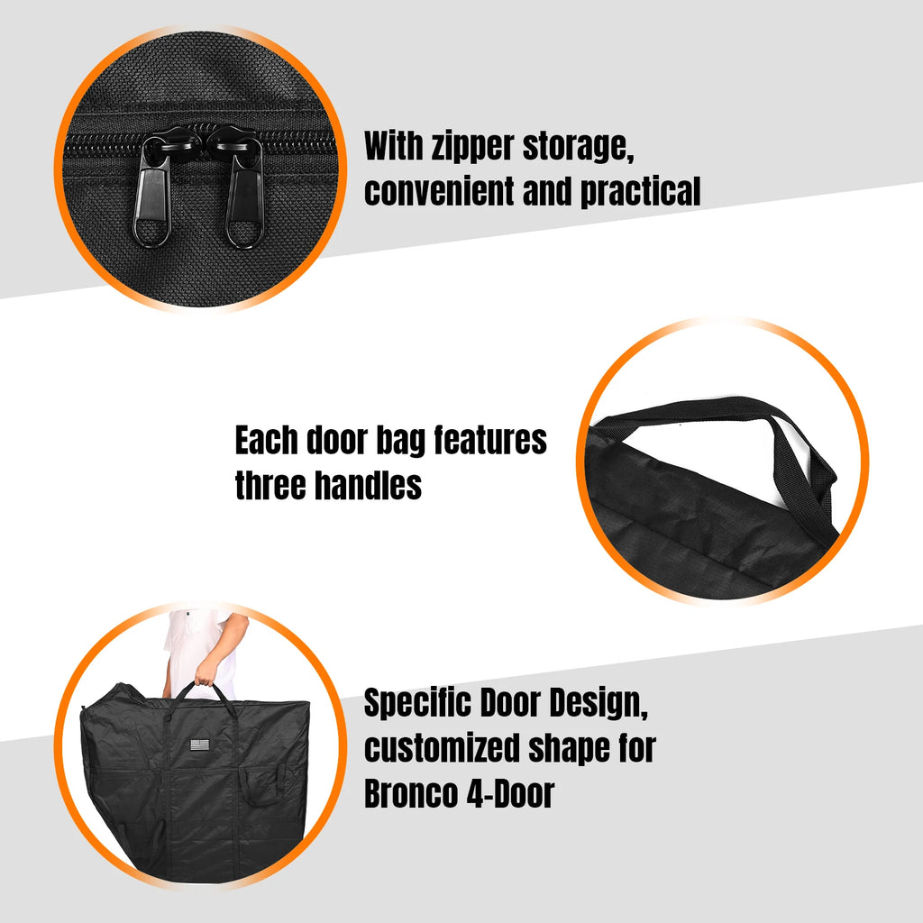 4pcs Panels Organizer Bag Bronco 4-Door