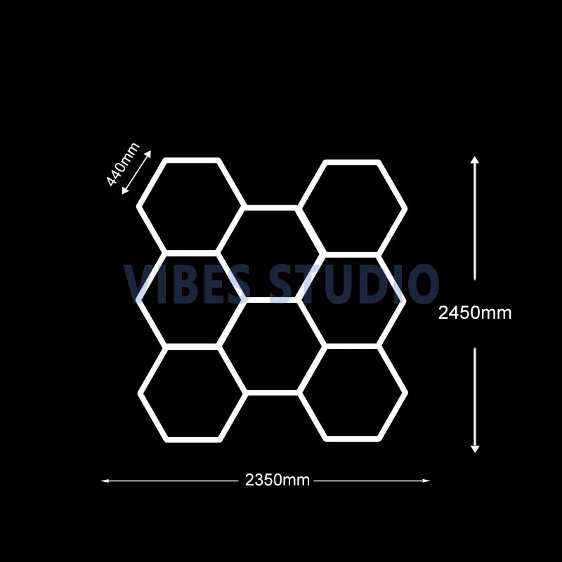 Hexagon LED Garage Light