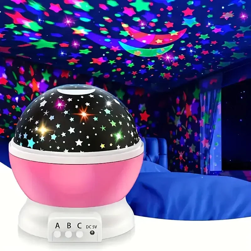USB powered starry night light projector