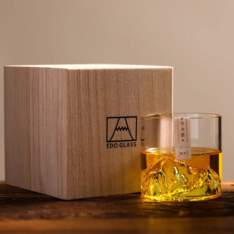 Japan 3D Mountain Whiskey Glass