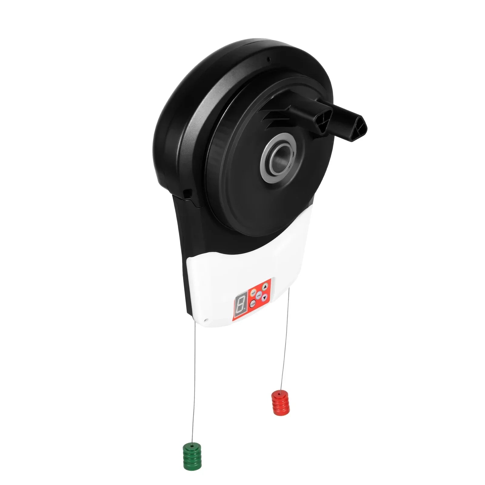 2 Remotes and LED Light Automatic Wall Mount Roll Up Garage Doors Opener,
