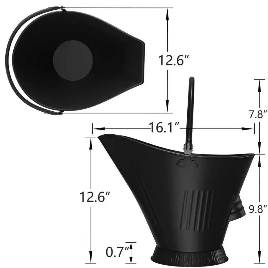 5 Gallon Ash Bucket for Fireplace