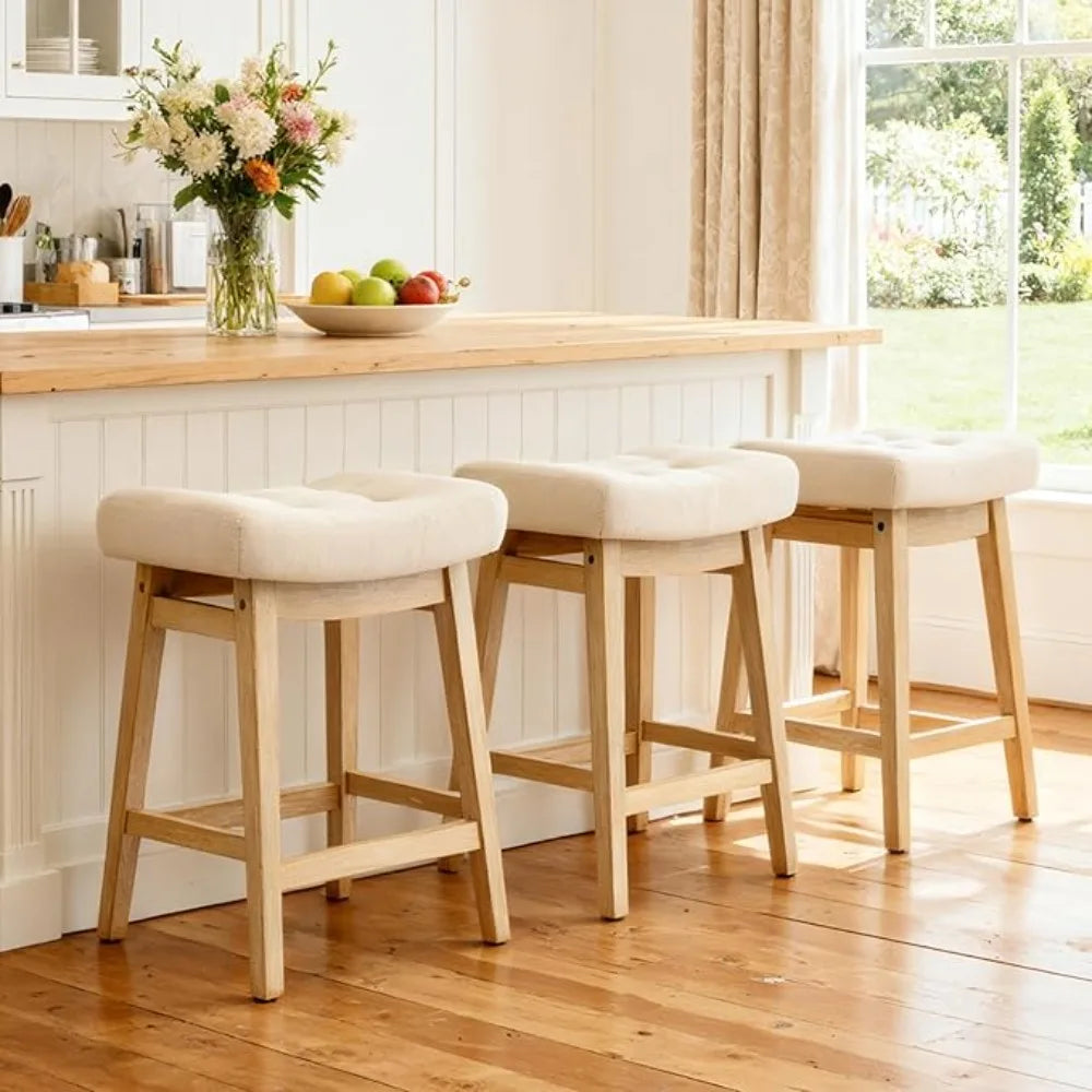 Counter Height Bar Stools Set of 3
